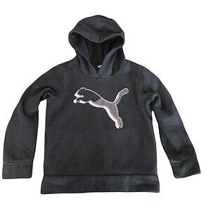 Puma Gray And Pink Sweatshirt Hoodie Youth Girl's Child Size Small